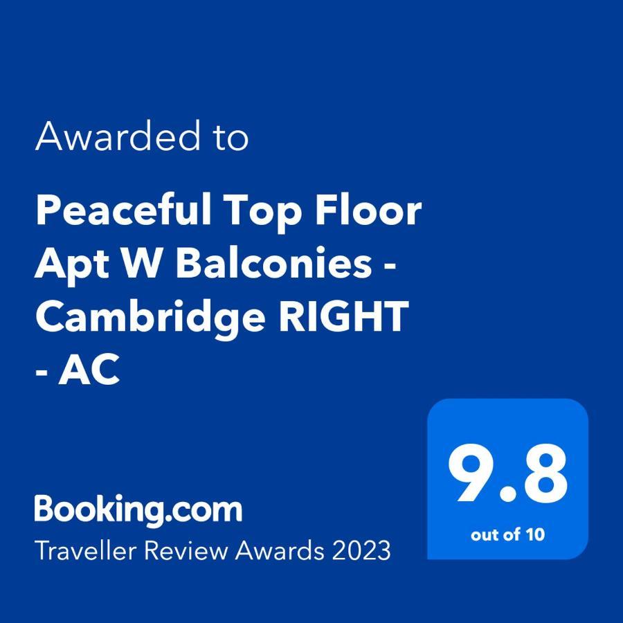 Peaceful Top Floor Apt W Balconies - Cambridge Right - Ac ฟุงชาล ภายนอก รูปภาพ